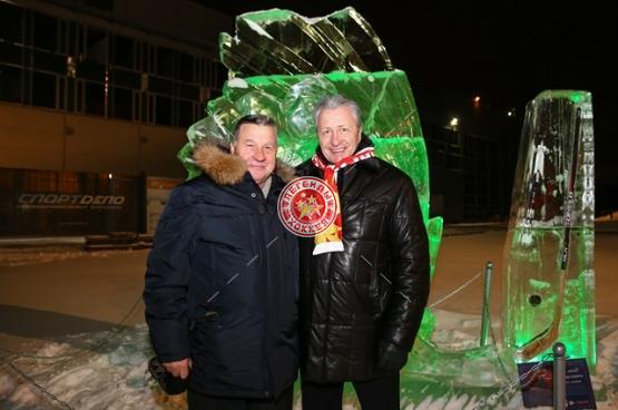 Александр Якушев на выставке «Рекорды спорта»