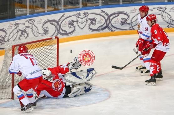 Открытая тренировка российской сборной Легенд мирового хоккея