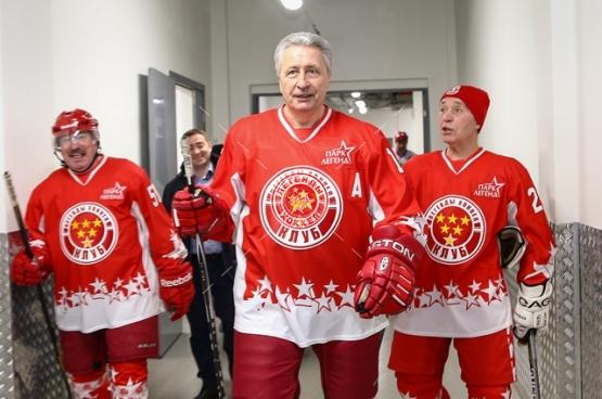 Открытая тренировка российской сборной Легенд мирового хоккея