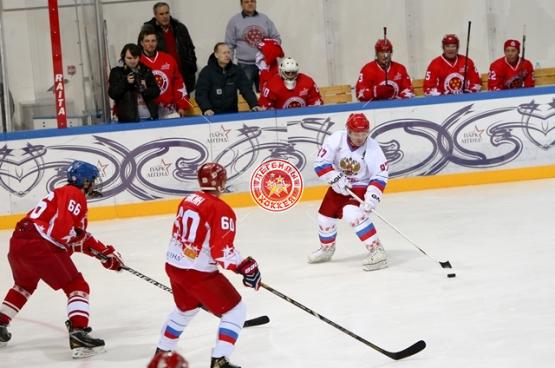 Открытая тренировка российской сборной Легенд мирового хоккея