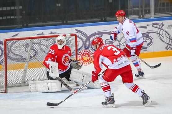 Открытая тренировка российской сборной Легенд мирового хоккея