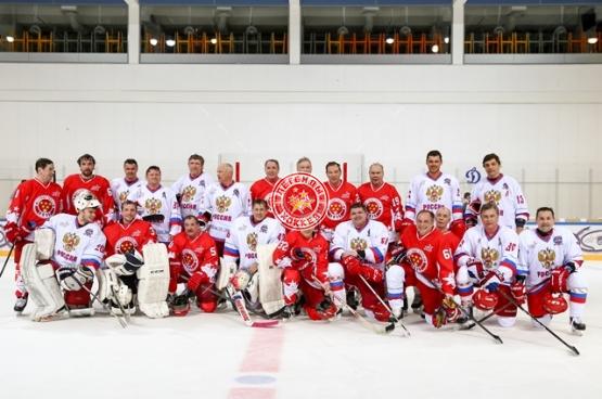 Открытая тренировка российской сборной Легенд мирового хоккея