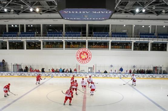 Открытая тренировка российской сборной Легенд мирового хоккея