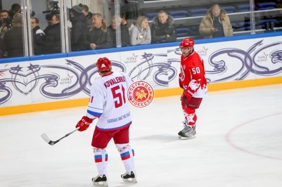 Открытая тренировка российской сборной Легенд мирового хоккея