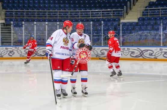 Открытая тренировка российской сборной Легенд мирового хоккея