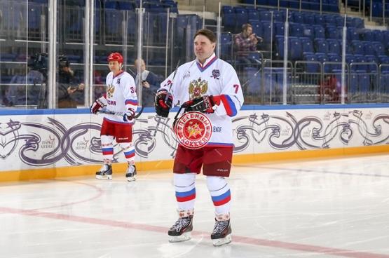 Открытая тренировка российской сборной Легенд мирового хоккея