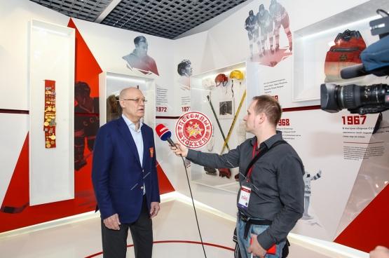 Открытие Музея и Зала славы отечественного хоккея