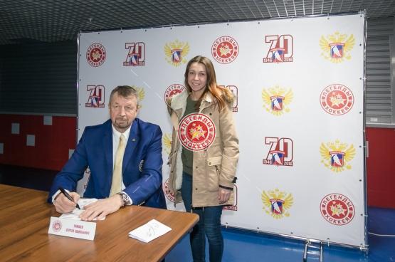 Автограф-сессия С.Н. Гимаева на Кубке Первого канала